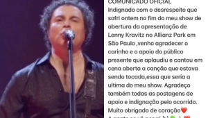 Frejat se indigna após microfone ser desligado durante show: ‘Desrespeito’